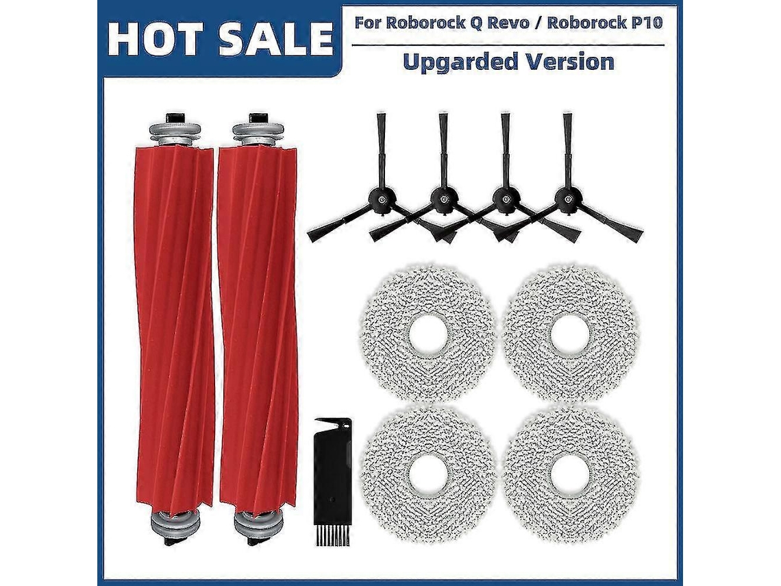 Para Roborock Q Revo / Roborock P10 A7400rr Peças De Reposição Acessórios Escova Lateral Principal Pano De Esfregão Saco De Pó