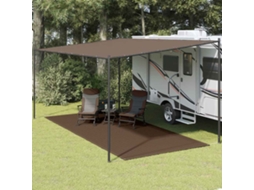 Vidaxl Tapete De Campismo Para Tenda 250x550 Cm Castanho