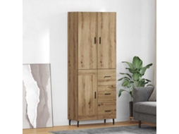 Vidaxl Buffê 2 Pcs Carvalho Artesanal 69,5 X 34 X 180 Cm