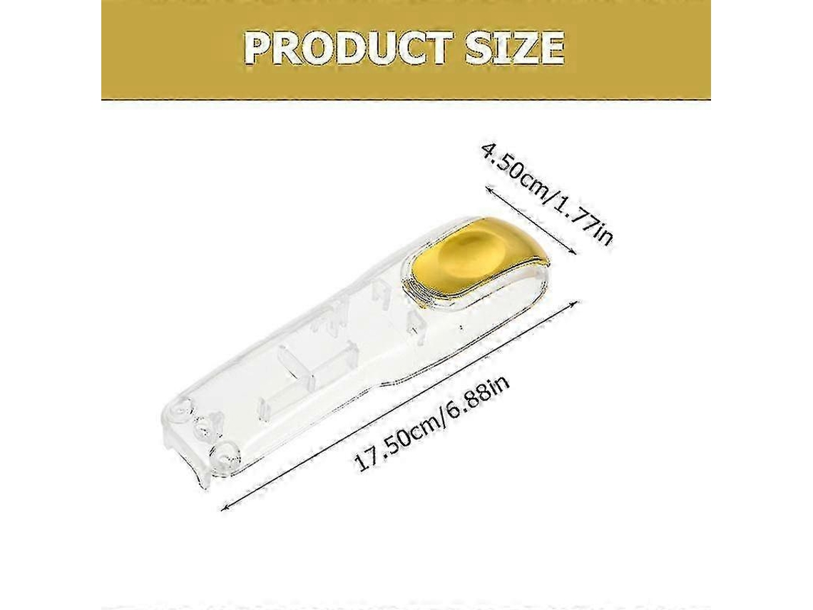 Suporte Plástico Transparente Para Barbeador