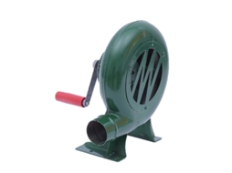 Ventoinha Manual Para Churrasco, Soprador Portátil De Ferro, Campismo, Verde, 250w