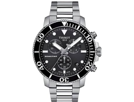 Relógio TISSOT T1204171105100 Aço Prata 316 L Masculino