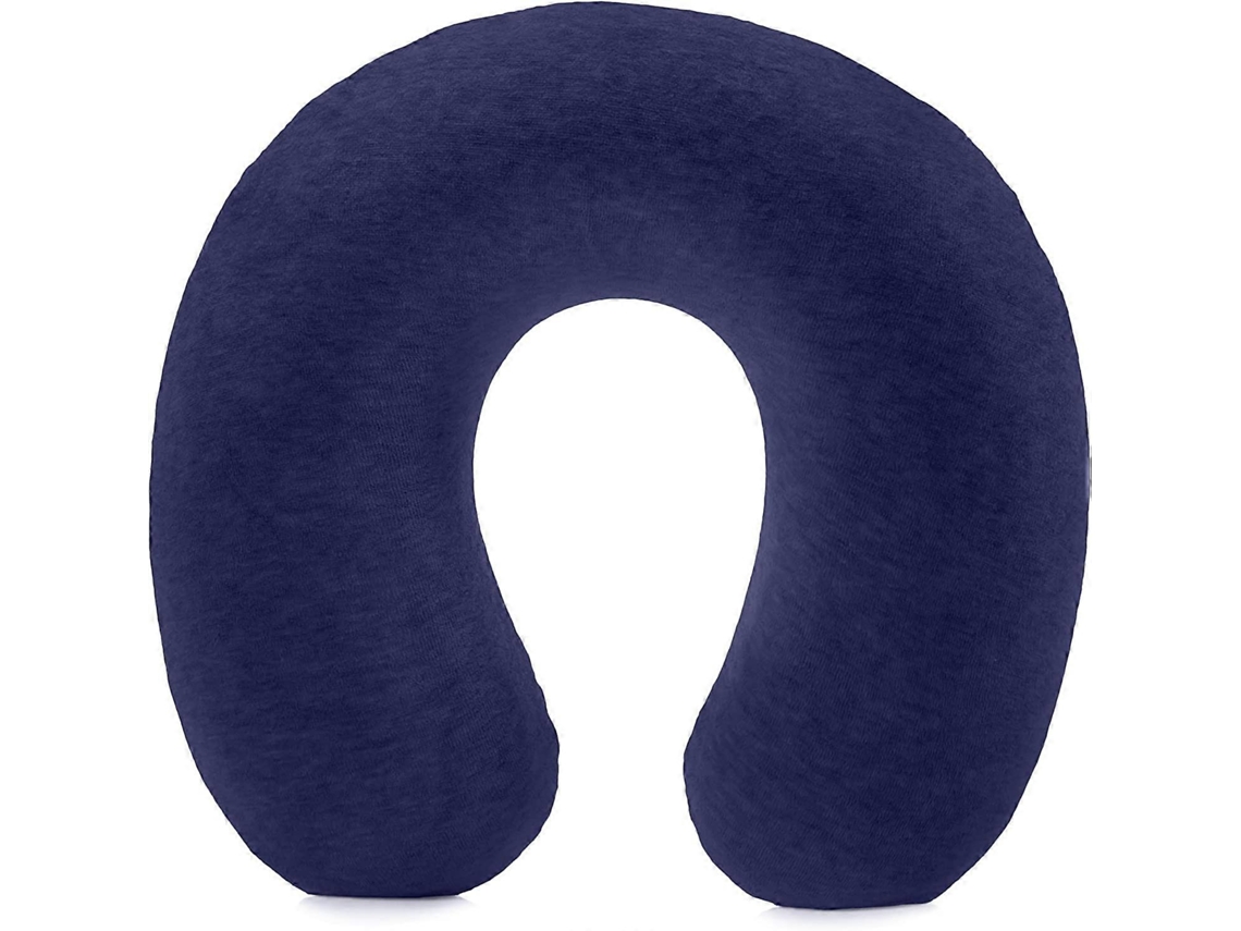 Travesseiro De Pescoço Dww Em Espuma Viscoelástica, Azul Marinho Aquaforge