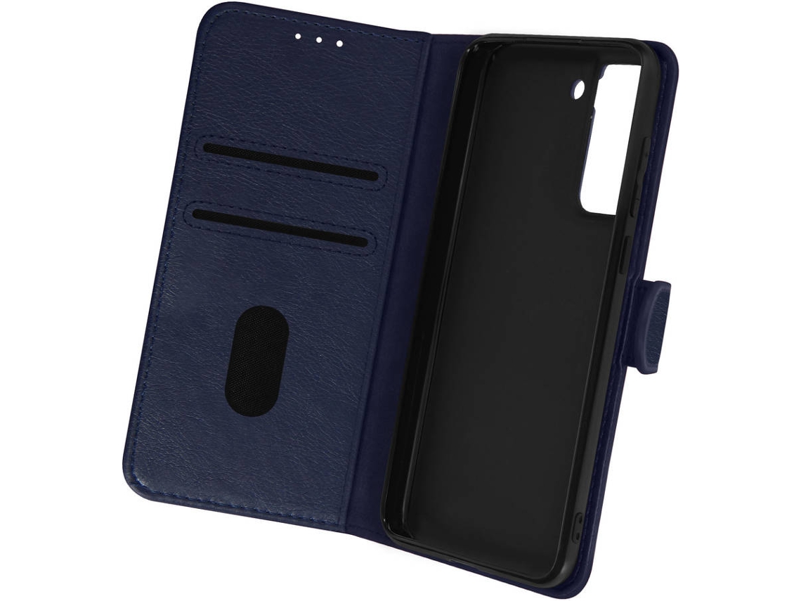 Capa Samsung Galaxy S21 FE AVIZAR com Porta Cartões (Azul)