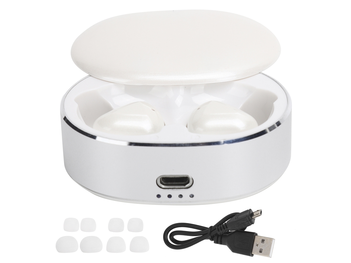 Fone De Ouvido Tws T50 Bluetooth 5.0 Com Redução De Ruído Inteligente Controle Táctil Branco