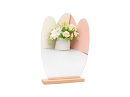 Espelho Decorativo Sem Moldura 24cm para Quarto