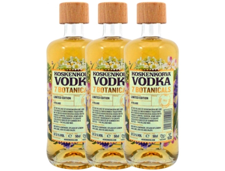 Vodka KOSKENKOVA Koskenkova 7 Botanicals (0.5 L - 3 unidades)