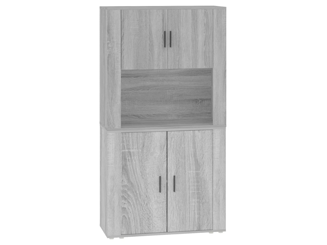 Highboard, Highboards Vidaxl Cinzeto Madeira Processada (n/a)