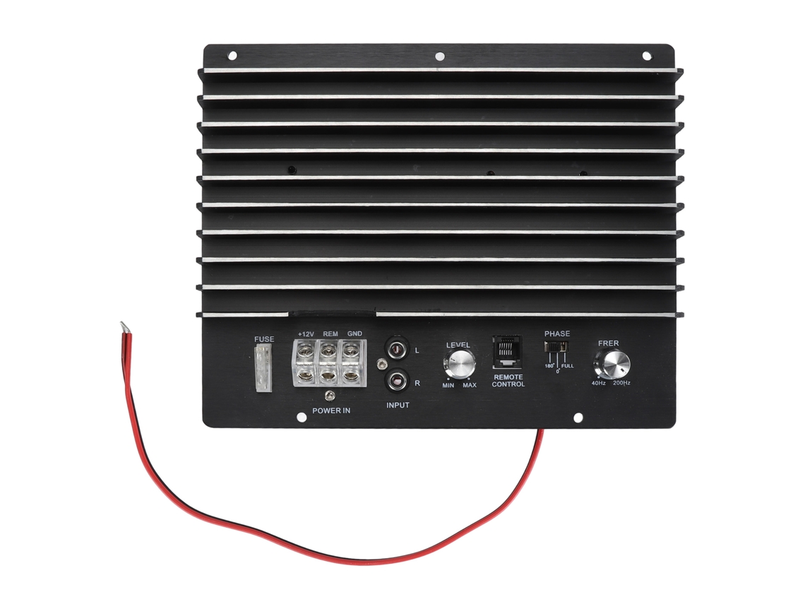 Placa Amplificador Carro 12v 1000w Com Painel De Alumínio