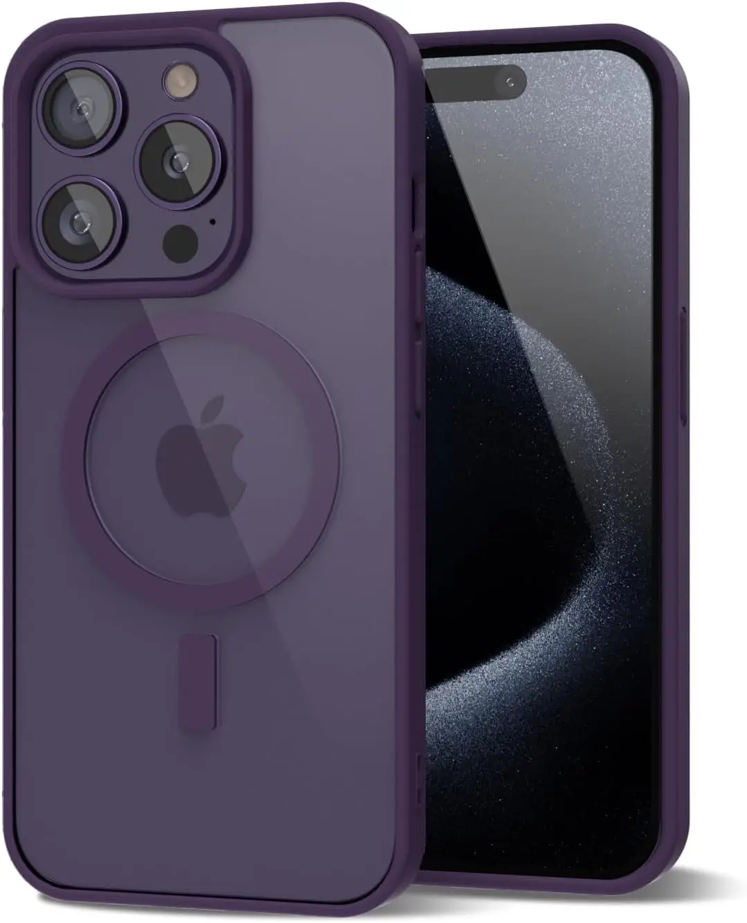 Capa Protetora Híbrida (roxa Para Iphone 13 Pro), Completa Com Acessórios.