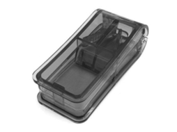 Cortador De Tabletas Com Lâminas De Aço Inoxidável E Protetor De Lâmina Para Tabletas E Vitaminas Pequenas E Grandes Preto