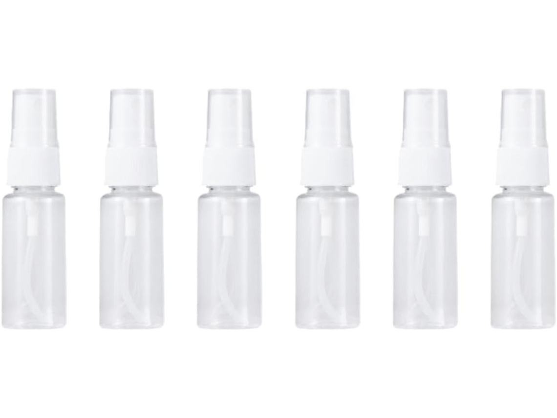 Frascos Spray Pet De 60ml, Leves E Fáceis De Limpar, Pacote Com 6 Unidades.