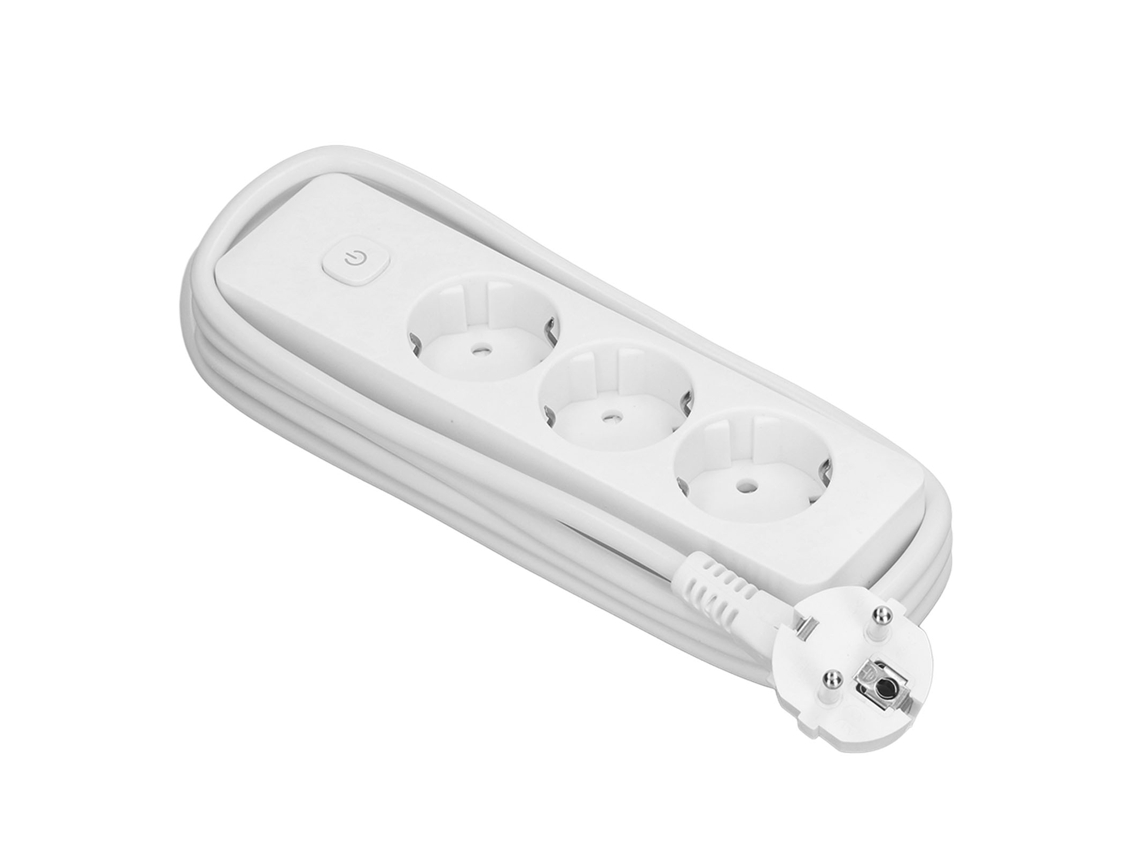 Laxiscreed Extensão Com Múltiplas Tomadas Até 2200w Para Diversos Dispositivos