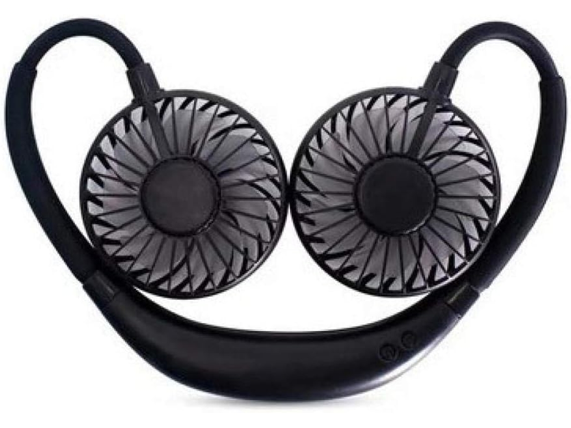 Ventilador USB de pescoço mini portátil S/MARCA, 1800m, uso doméstico e externo