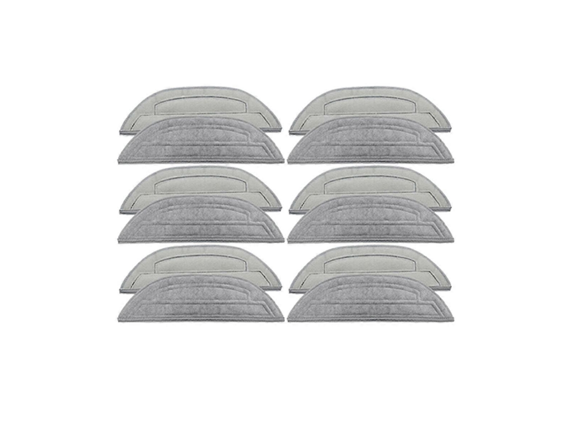 12 Esfregões De Substituição Para Aspirador De Pó Robô S8 Maxv Ultra/g20s/s8pro Maxv Esfregões De Microfibra Brilvibera