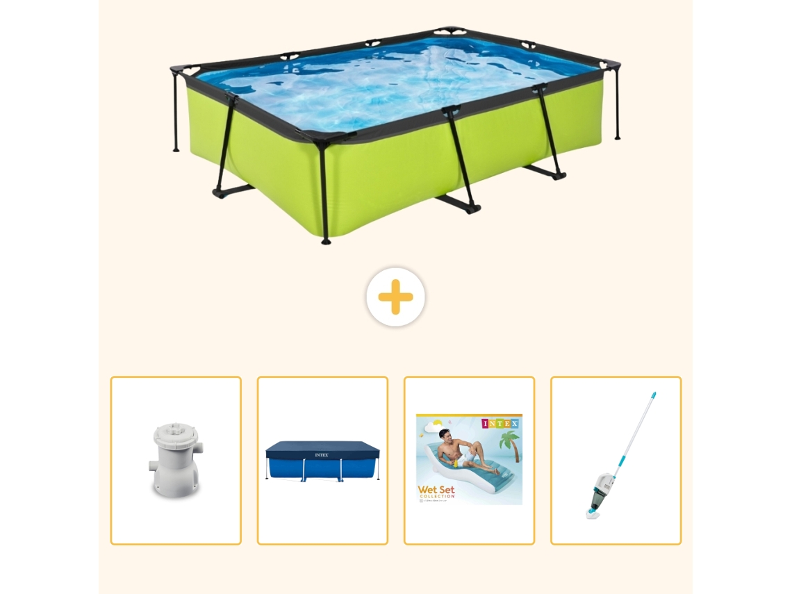 Exit-toys Piscina Exit Retangular - 300x200x65 Cm - 5-peças S236