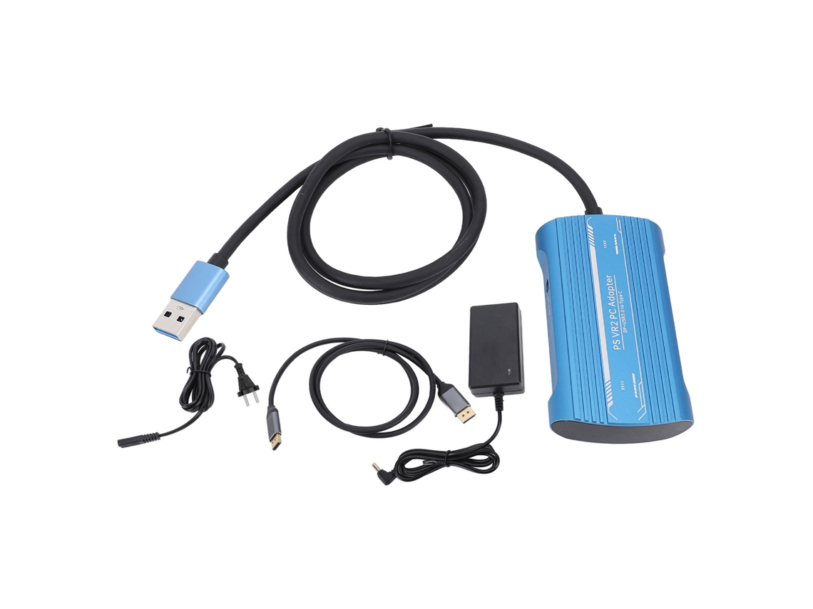 Kit De Acessórios Do Adaptador Pc Para Vr2 Steamvr Com Cabo Displayport E Plugue Eu