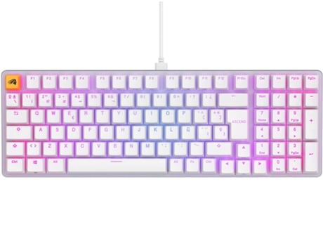 Teclado Glorious Pc Gaming Race Branco