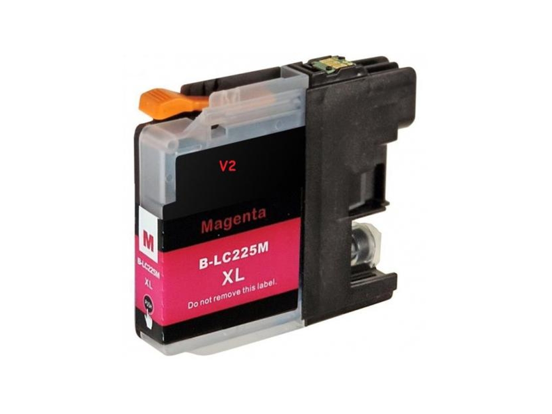 Tinteiro compatível brother lc225 xl (v2) magenta