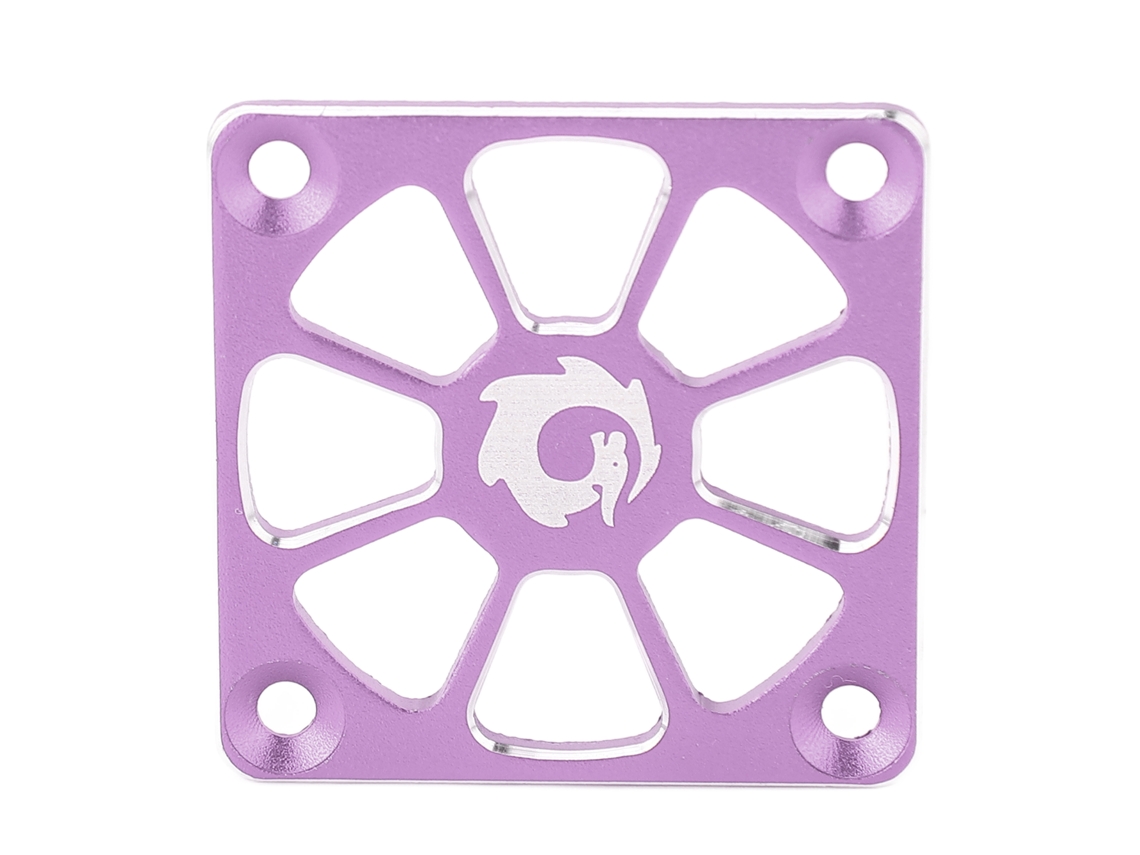 Capa de Ventilador Resfriamento Rc Alumínio Roxo 4cm
