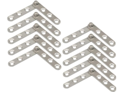 Conjunto De 10 Dobradiças Giratórias Aço Inoxidável Com Rotação 360