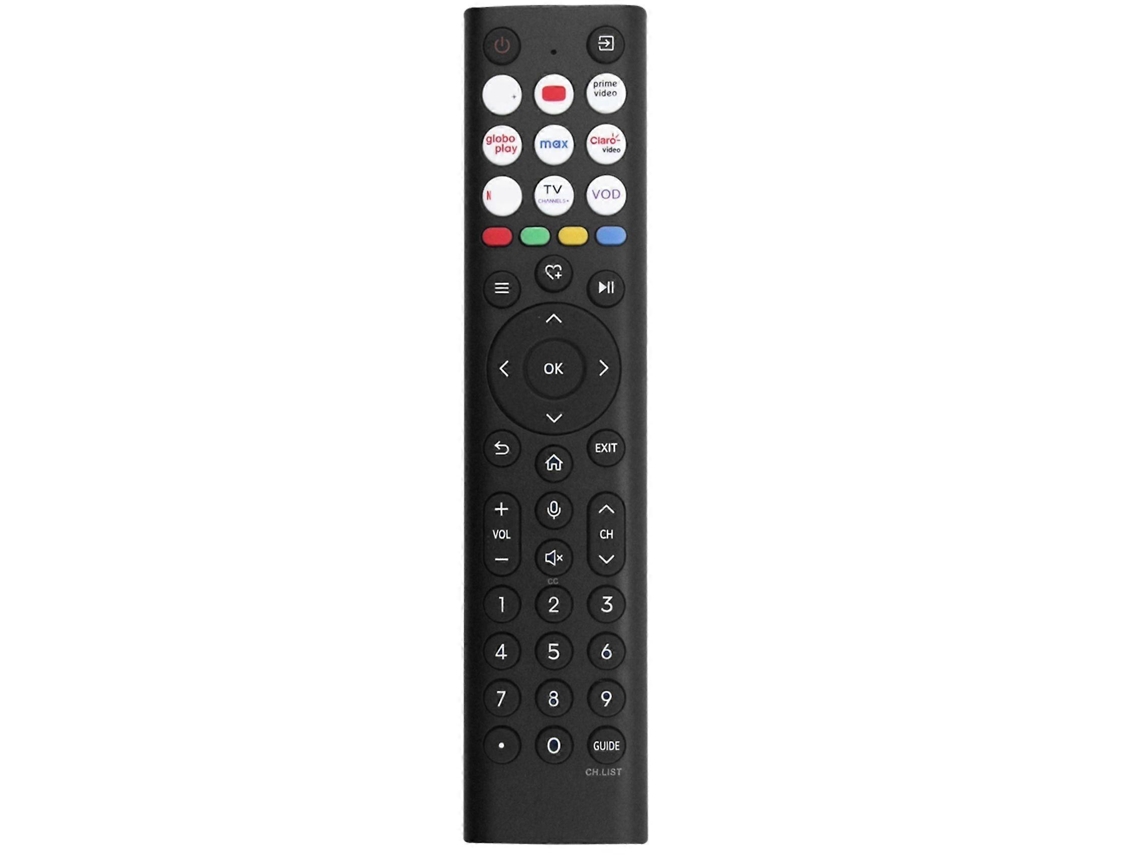Controle Remoto De Substituição Erf2j38h Para Smart Tv Android Hisense (sem Voz)