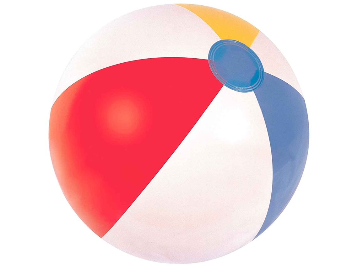 Tradineur Bola Inflável Colorida Para Praia Ou Piscina, Válvula De Segurança, Infláveis ​​de Verão, Diâmetro 61 Cm Acan
