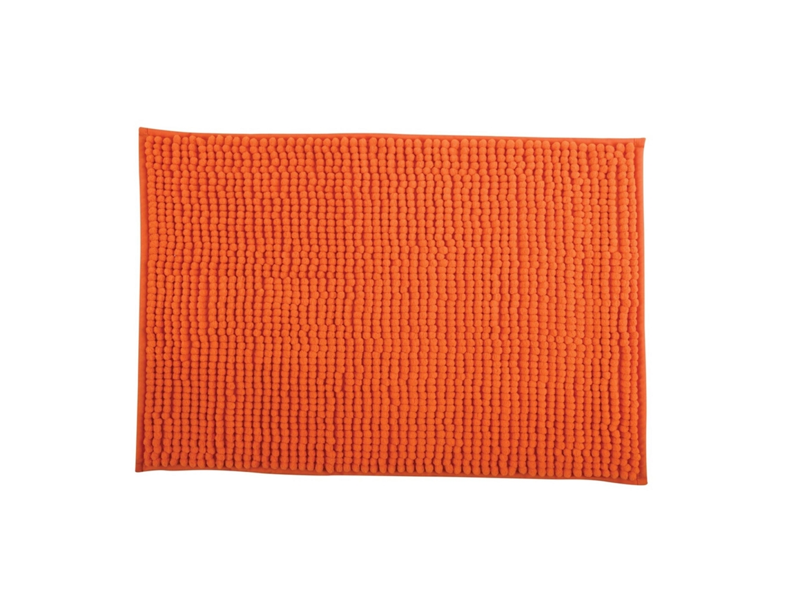 Tapete De Banho Wellhome 'caterpillar', Laranja, Dimensões 40x60 Cm