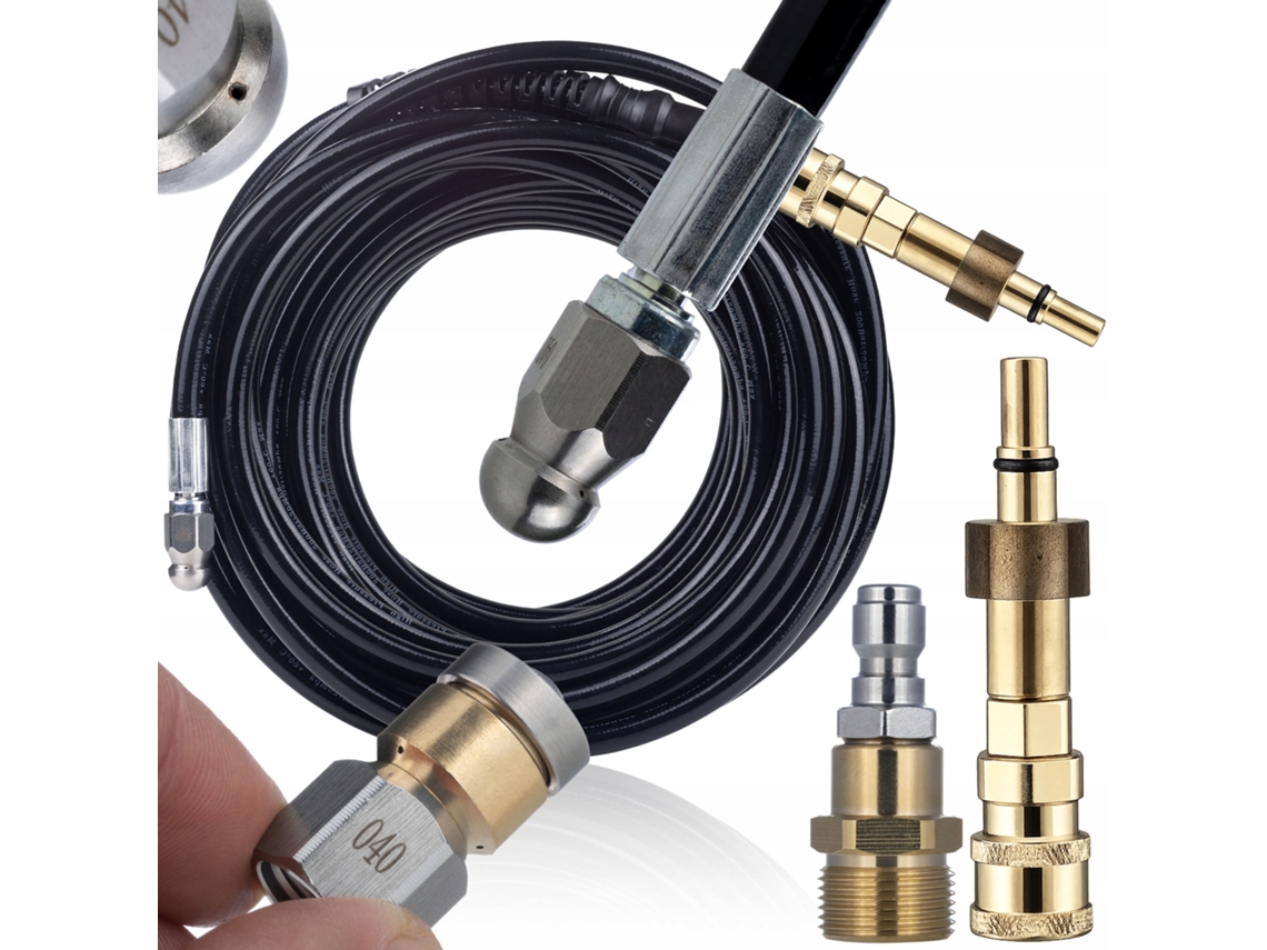 Mangueira Alta Pressao 2m – 2 Bar | Compativel Com Bosch, Makita, Stanley | Bicos Rotativo E 3+1