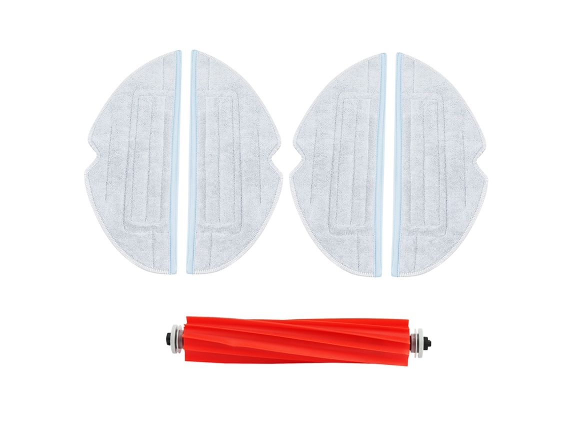 5 pçs rolo principal escova mop pano para xiaomi roborock t7s t7plus t7splus s7 aspirador de pó peças reposição acessórios