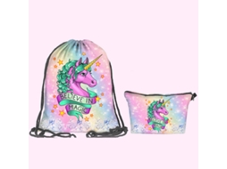 Mochila de Ginástica Unicórnio, Mochila Multifuncional para Escola e Ginástica a BRILVIBERA