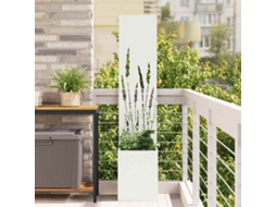 Vidaxl Tela De Privacidade Para Jardim Branco 32 X 32 X 150 Cm