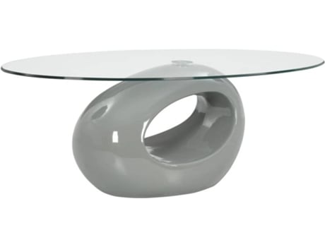Mesa  282987 Cinzento (Vidro - 115 x 65 x 40 cm)