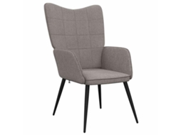 Relaxing Chair, Relaxing Chairs Vidaxl Cinzento-acastanhado Tecido