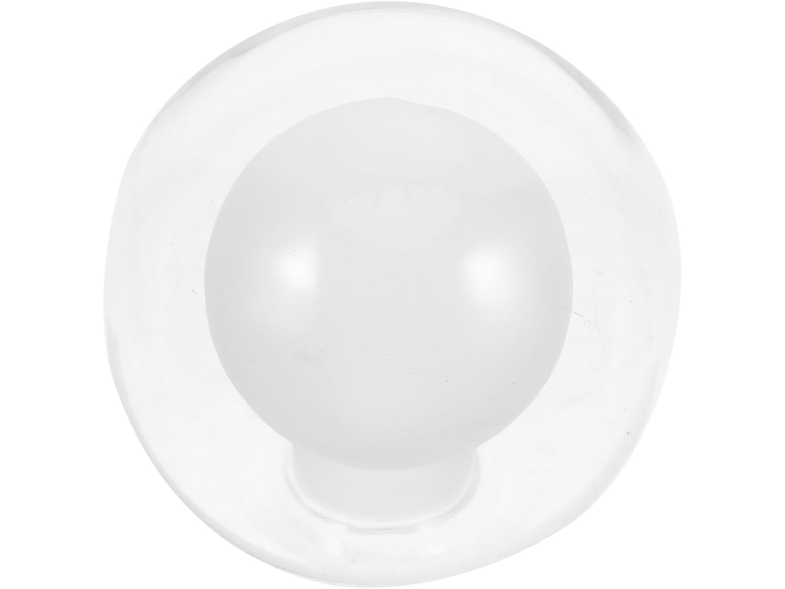 Globo de Vidro Transparente para Lâmpada com Soquete Substituível, para Uso Interno em Luminárias de Teto e SFUSHOS