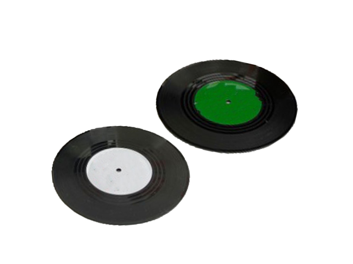 2pcs Suportes para Copo de Disco Vinil | S/MARCA