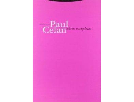 Livro Paul Celan: Obras Completas de Paul Celan (Espanhol)