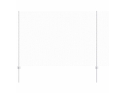 Conjunto 1 Painel De Cerca Vidaxl Prateado Aço (50 X 1,6 M)