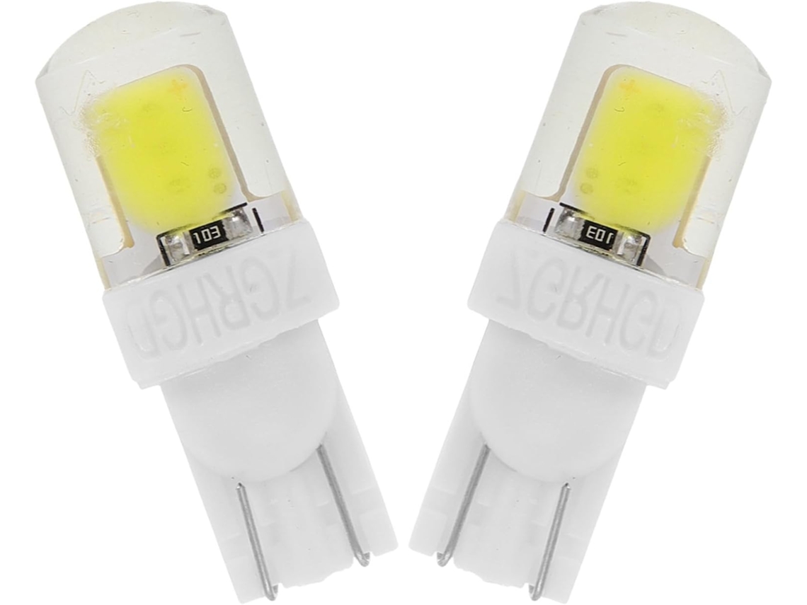 Farol De Trabalho Cob De Alto Brilho Com Corpo Em Silicone E Vidro Amarelo (2 Unidades) Para Veículos