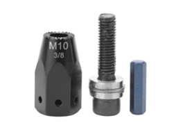 Setter De Tirón Neumático Pistola De Tuerca De Remache Cabeza De Tuerca De Remache (m10 Vástago Hexagonal Reto)