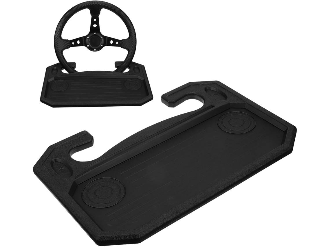 Bandeja Multifuncional Para Volante Com Porta-copos, Porta-canetas E Suporte Para Laptop.