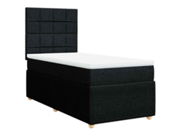 Box Spring Bed, Box Spring Beds Vidaxl Preto Tecido (80 X 200 Cm)