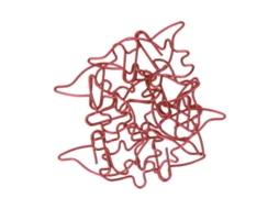 100 Clips De Papel Formam Triceratops Rojo Metal Galvanizado Clips Portáteis De Escritório