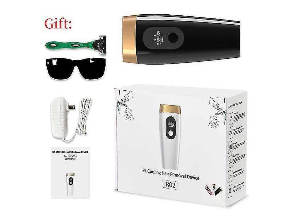 Depilador A Laser Permanente Ipl, Aparelho Elétrico Para Remoção De Pelos, Indolor, Com 990.000 Flashes De Laser.