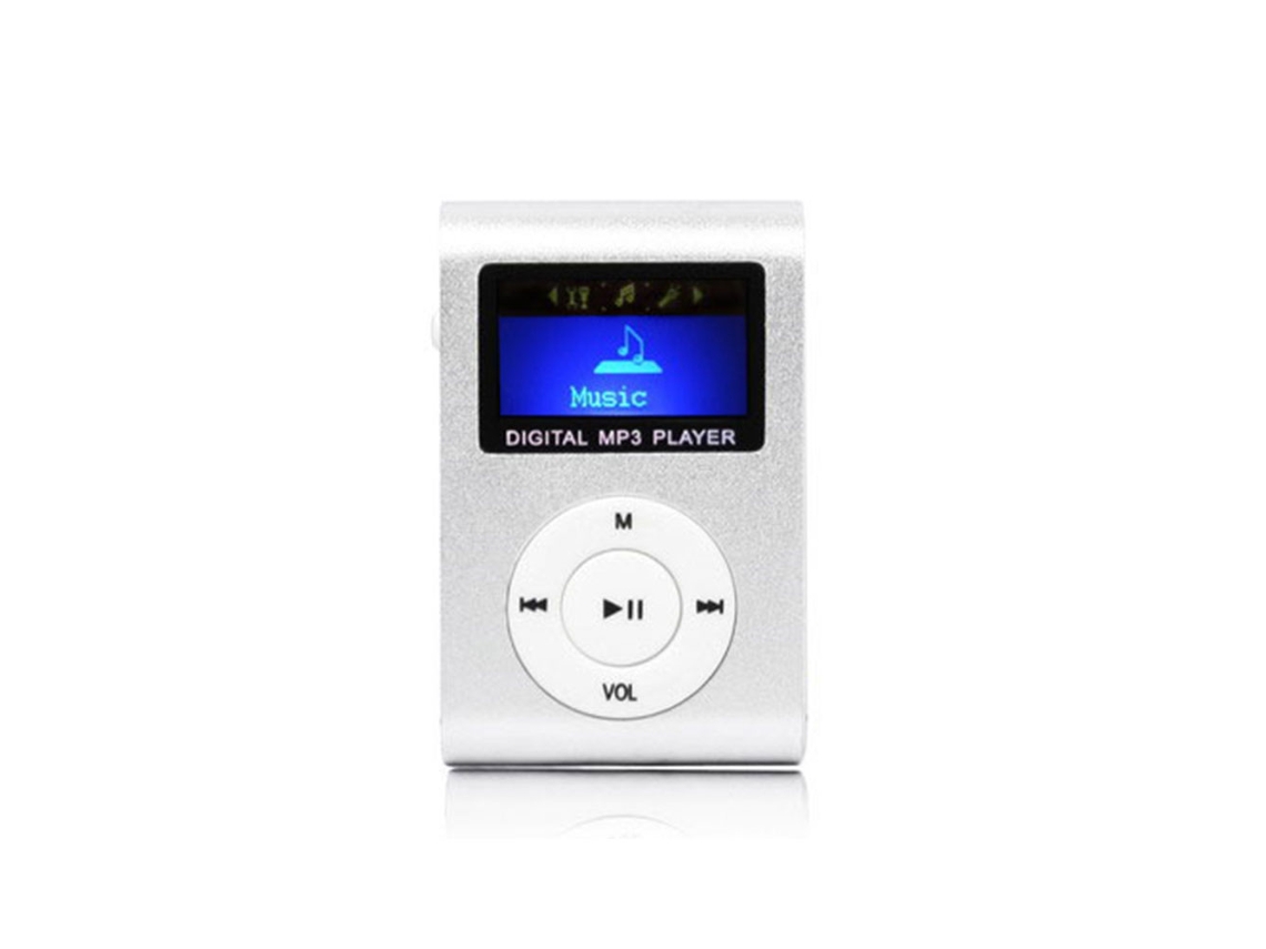 Leitor De Mp3 Com Visor Lcd E Leitor Microsd Música Compacta Brilvibera
