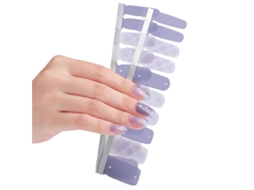 Folha De Adesivos Para Unhas, Tiras De Esmalte, Adesivos Faça Você Mesmo, Glitter, Adesivo Para Arte Em Unhas Para Mulheres E Meninas Hengrongshen