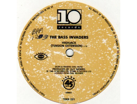 Vinil Highjack, The Bass Invaders 10 Records