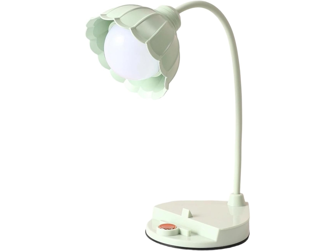 Abajur De Mesa Genérico, Iluminação Sem Fio Recarregável, Lâmpada Led Com Padrão Floral Para Estudantes, Adolescentes E