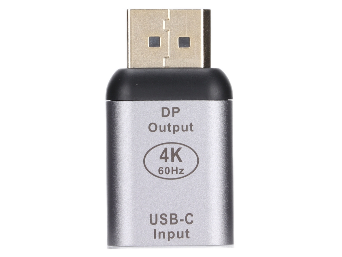 Adaptador Usb c Hembra a Displayport Macho 4k 60hz para Portátil