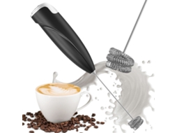 Batedor De Leite Elétrico, Mini Batedor Manual Para Café, Cappuccino E Latte, Funciona A Bateria